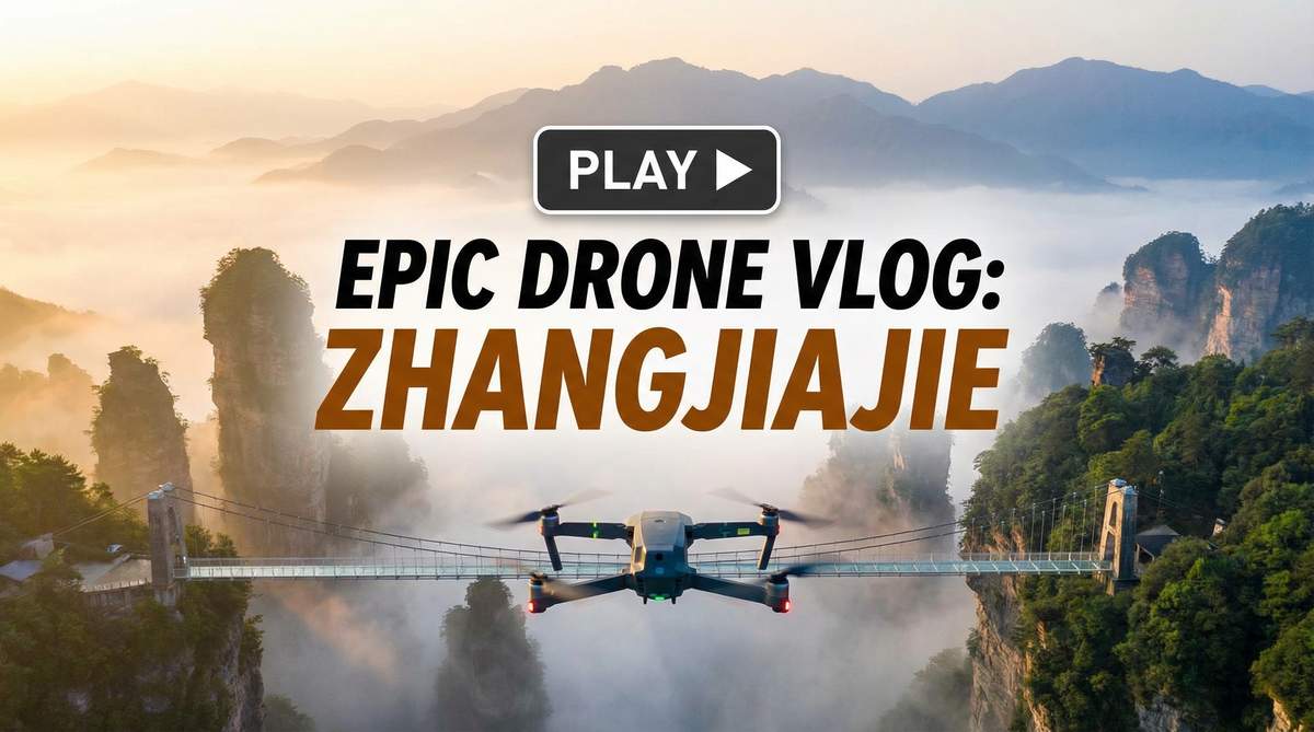 糖心vlog张家界航拍视频